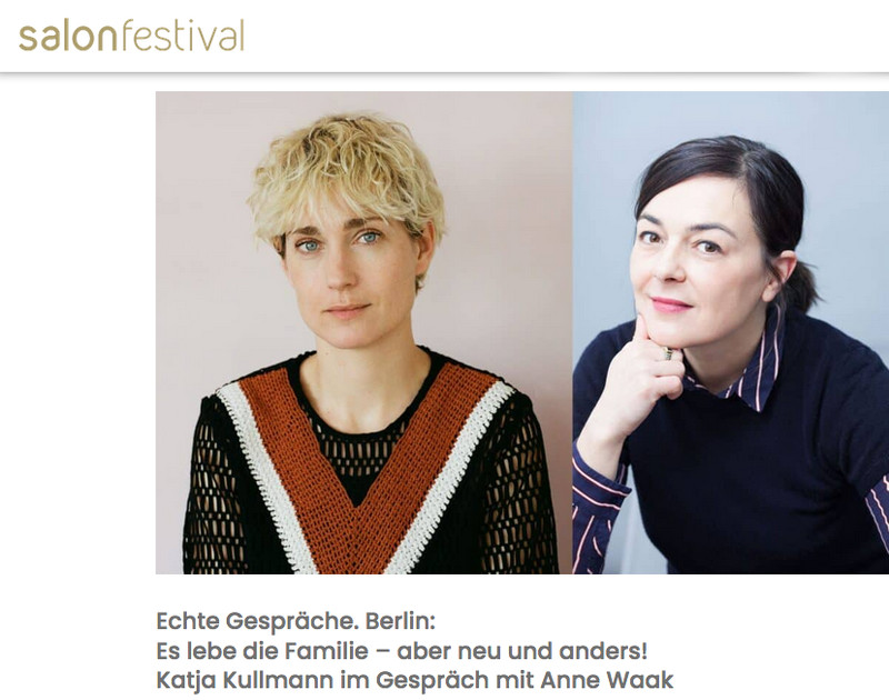 4. März: „Salon“-Gespräche in Berlin – Auftakt mit Anne Waak